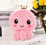Octopus Wallet flat with chain, new, pink cute design