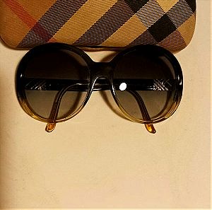 Γυναικεία κοκάλινα γυαλιά ηλίου του οίκου Burberry , μοντέλο Margot,με καφέ ντεγκραντε φακούς