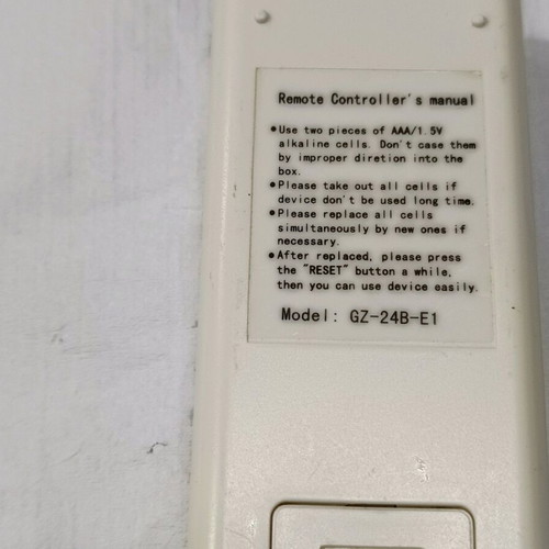 Beko GZ24B-E1 remote control used
