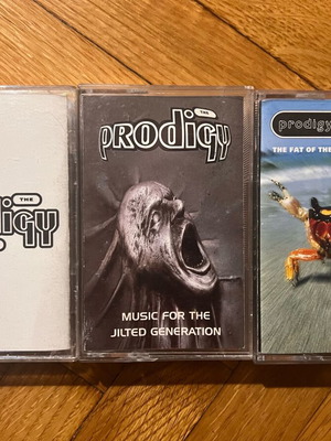 Prodigy cassette tapes used, electronic genre, set of 3