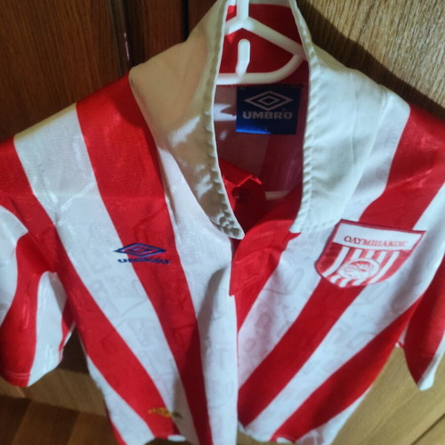 Olympiakos Retro Umbro Jersey Large like new