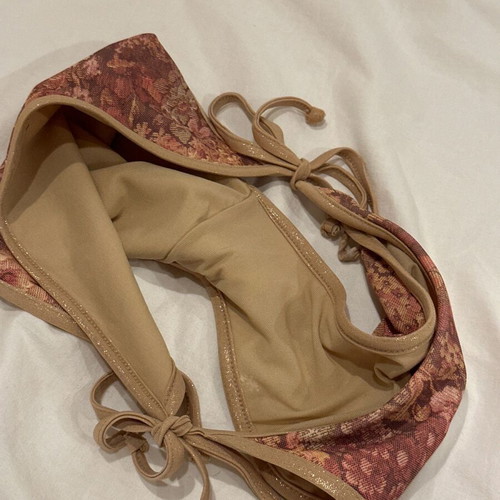 Vintage bikini bottom with gold details size M