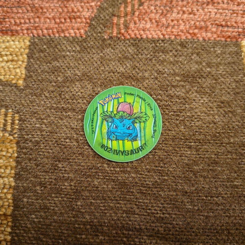 Pokemon Tazos Bulbasaur 3D new from collection