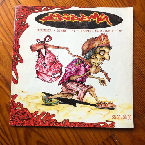 Epidemia graffiti magazine like new, Brazilian 90s edition