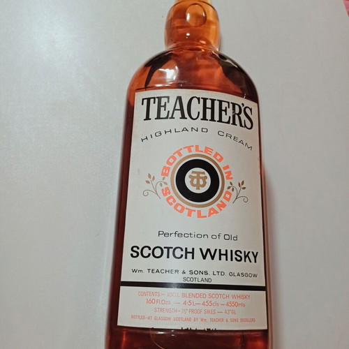 Teacher's whisky collectible 4.5 liters like new