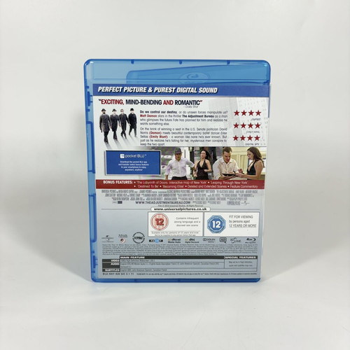 The Adjustment Bureau Blu-ray like new with English subtitles
