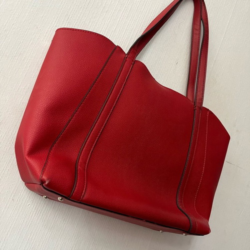 Guess tote bag used, red