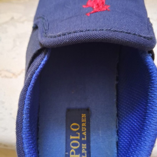 Polo Ralph Lauren Kids Slip On Shoes Like New, Blue, Size 29