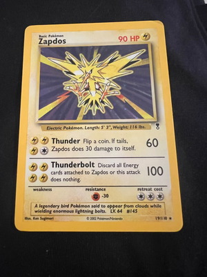 Pokemon Zapdos legendary collection used