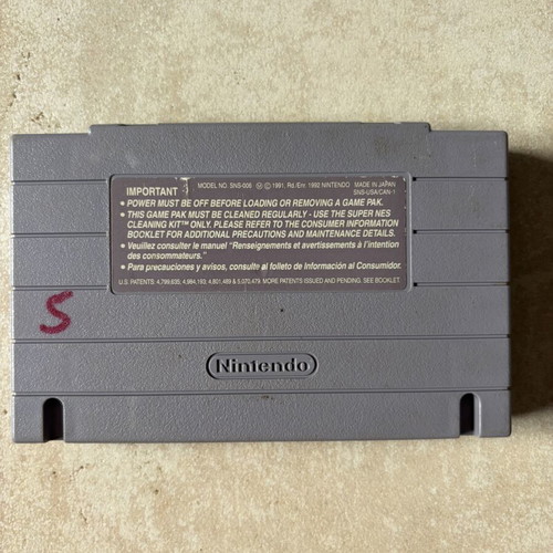 Dig & Spike Volleyball Super Nintendo SNES game