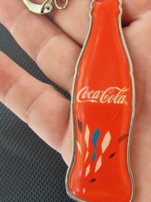 Coca Cola UEFA France Euro 2016 Football Championship Metal Keychain like new
