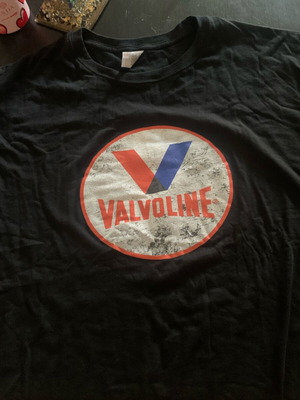 Valvoline Retro T shirt like new, size 2XL, black