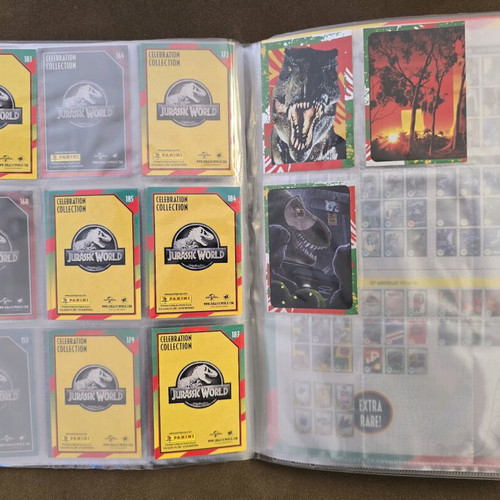 Jurassic Park 30th Anniversary Panini Album new, 92 of 189 cards