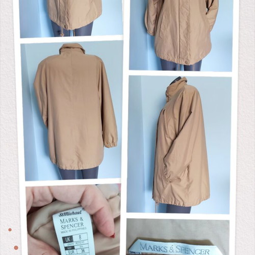 Marks & Spencer women's parka jacket, nude Sahara color