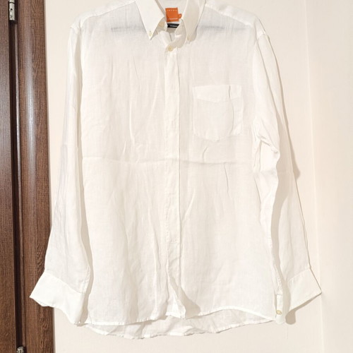 Linen shirt white size L like new