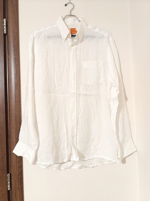 Linen shirt white size L like new