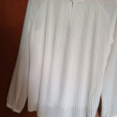S.Oliver pleated blouse beige, like new, size L