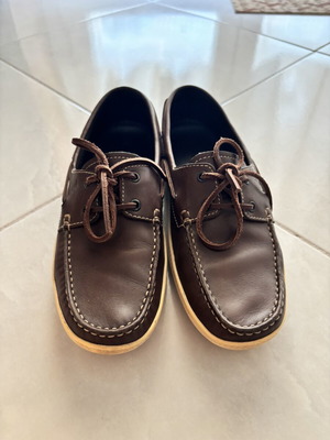 Tod's Marlin Hyannisport men's shoes size 8 like new, brown-white