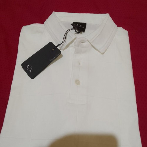 Armani A/X men's blouse new, size Large, off white