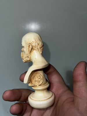 Socrates figurine, 8cm, solid material