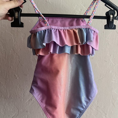 Primark sparkle girls bathing suit 4-5 years like new, 110 cm