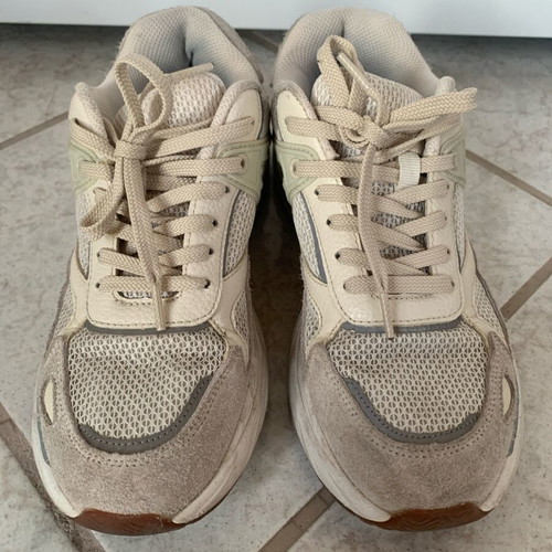 Zara sneakers like new in gray, beige and ciel shades size 38