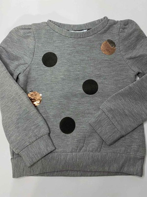 Mayoral sweater for 4-year-old girl, like new, grey