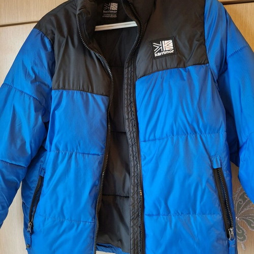 Karrimor Puffer Jacket like new, blue/black, size S