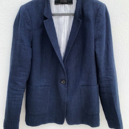 Zara blazer blue, size S/M, like new
