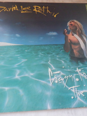 David Lee Roth Crazy From The Heat vinyl mini LP used, Greek pressing