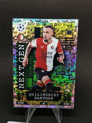 Quilindschy Hartman Next Gen collectible card like new