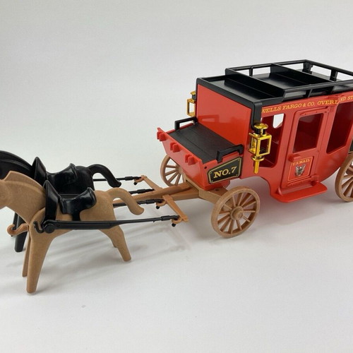 Playmobil 3245 Red Western Stagecoach used without box