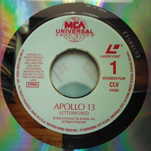 Apollo 13 LaserDisc 1995 like new, adventure