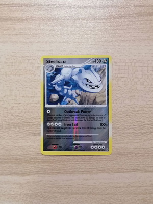 Pokémon Steelix Lv.63 Stormfront 28/100 Rare Reverse Holo card like new