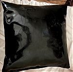  Μαύρο βινύλιο διακοσμητικό μαξιλάρι 40 χ 40 χ 40  από Λονδίνο