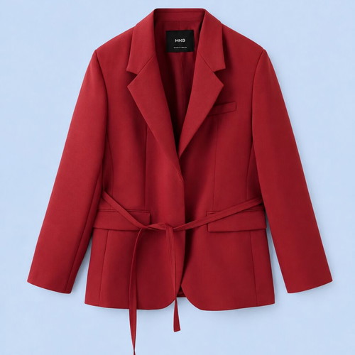 Mango red blazer, size M