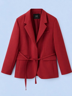 Mango red blazer, size M