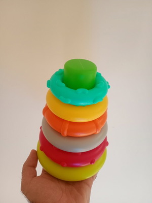 Ring stacking toy used