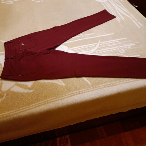 Bordeaux Pants obiettivo No 44 like new, waist measurement 34