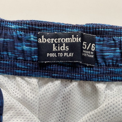 Abercrombie boys' swimwear used, blue, size 5-6 years