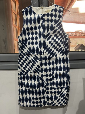Iso blue wide dress like new, size S