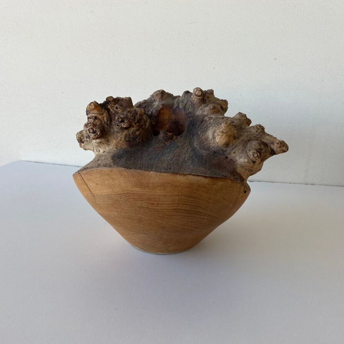 Wooden candlestick used