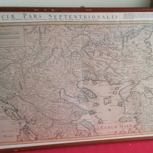 Rare Collectible Map of Northern Greece like new
