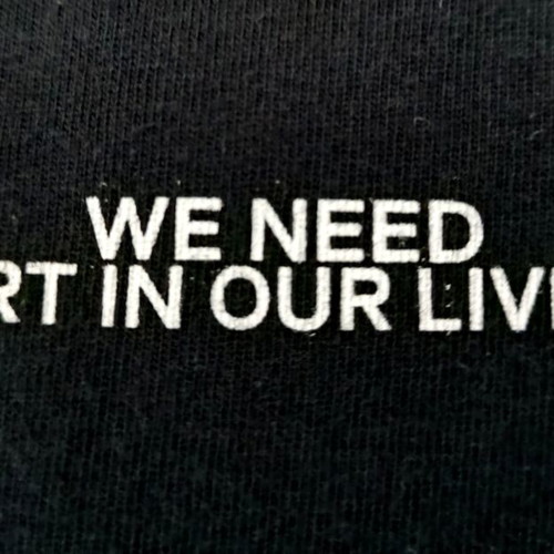Zara x Marco Oggian We Need Art heavyweight T-shirt size M like new