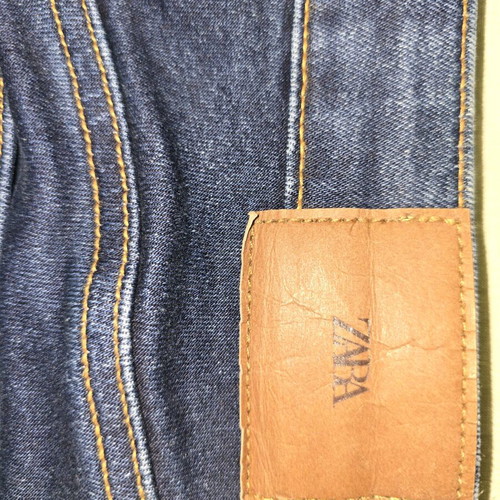Zara women's jeans used, size 34, blue