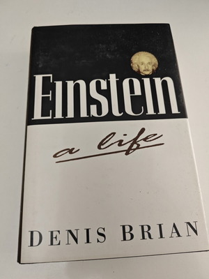 Einstein by Denis Brian used biography book in Greek