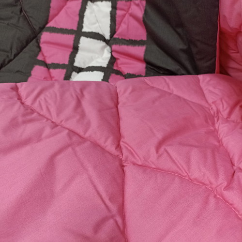 Double-sided double quilt new, 100% cotton with baked wadding