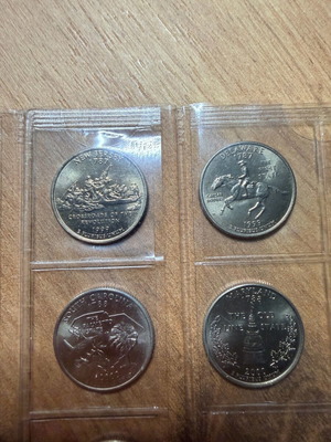 Συλλογή US State Quarters 1999–2001 σαν καινούργια, Πολιτείες ΗΠΑ