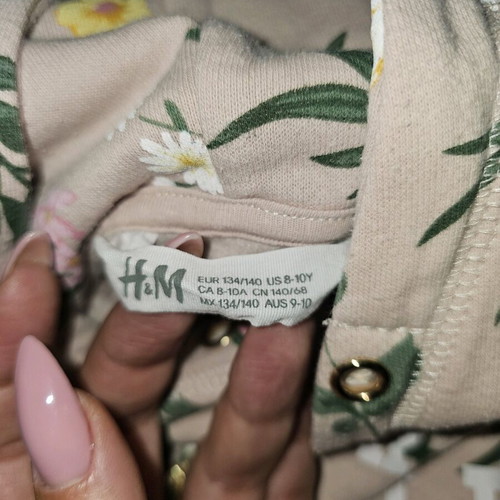 H&M sweatshirt used for girls 8-10 years pink