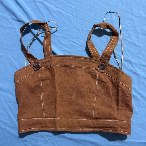 Pull & Bear brown summer top, size small